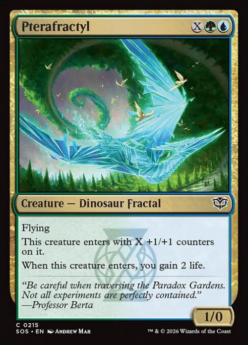 MtG Secrets of Strixhaven Common Pterafractyl #215、ToyWiz、kayou