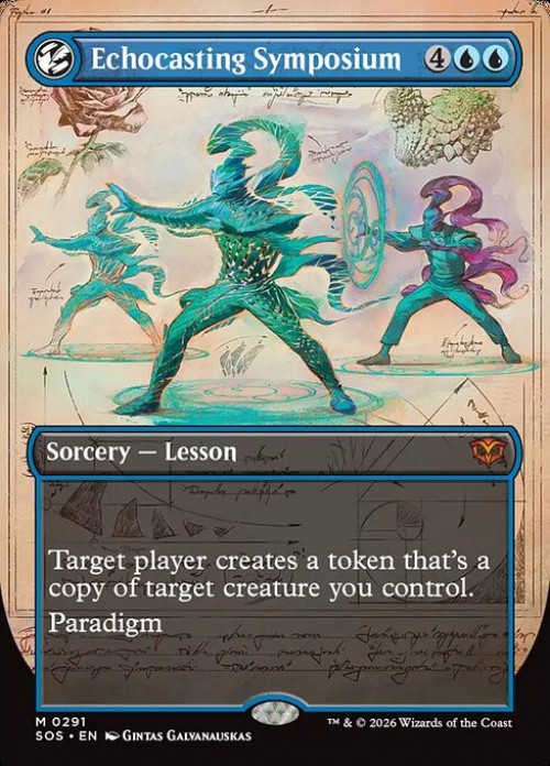 MtG Secrets of Strixhaven Mythic Rare Echocasting Symposium #291 Borderless Field Notes、ToyWiz、kayou