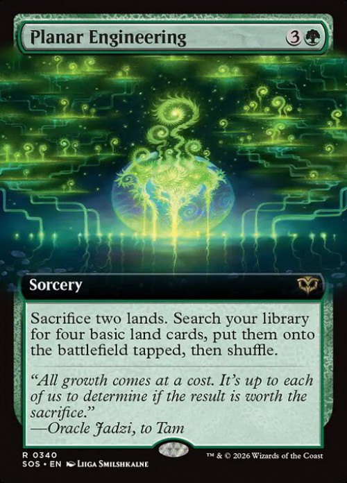 MtG Secrets of Strixhaven Rare Planar Engineering #340 Extended Art、ToyWiz、kayou