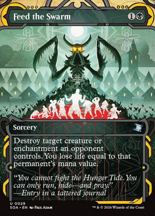 MtG Secrets of Strixhaven Mystical Archive Uncommon Feed the Swarm #29、ToyWiz、kayou