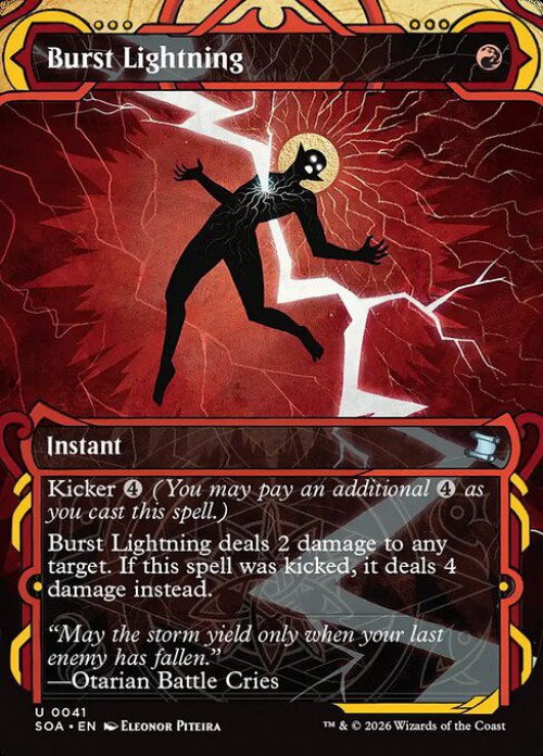 MtG Secrets of Strixhaven Mystical Archive Uncommon Burst Lightning #41、ToyWiz、kayou