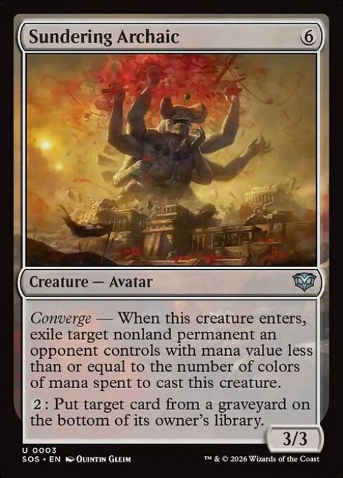 mtgsos003sunderingarchaicfoil_