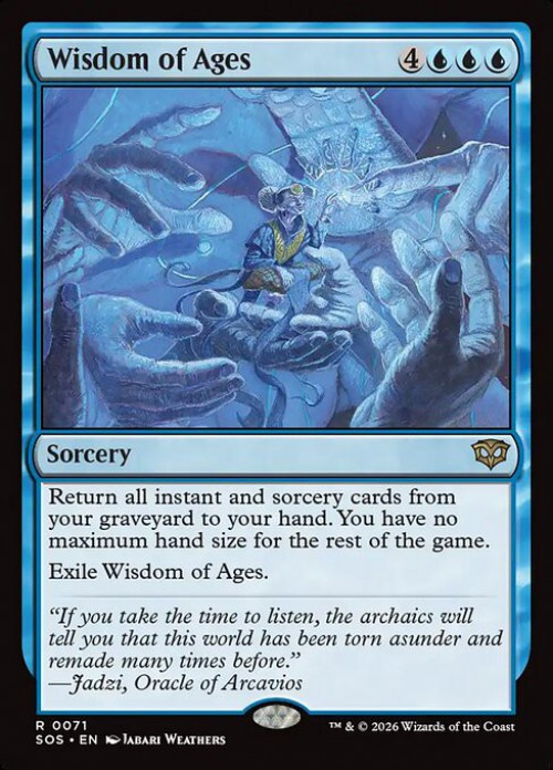 Magic The Gathering Secrets of Strixhaven Single Card Rare Wisdom