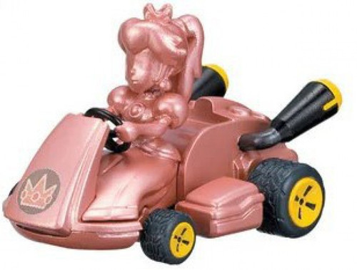 Mario Kart Pink Gold Peach 2-Inch Pullback Racer Loose、ToyWiz、kayou