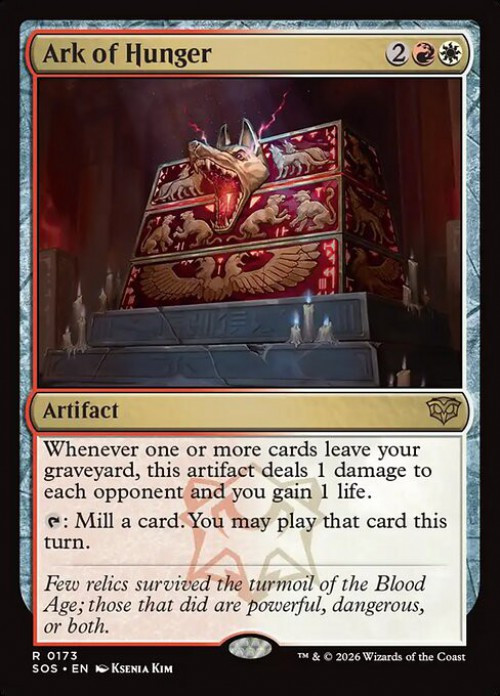 Magic The Gathering Secrets of Strixhaven Single Card Rare Ark of