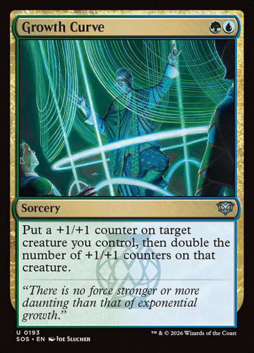 MtG Secrets of Strixhaven Uncommon FOIL Growth Curve #193、ToyWiz、kayou