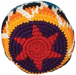 Hacky Sack Bean Bag Guatemalan Kick Sack 2.5-Inch Hacky Sack 1 RANDOM Design、ToyWiz、kayou
