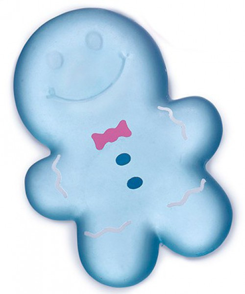 Super Duper Sugar Squisher Gingerbread Man BLUE Squish Toy、ToyWiz、kayou