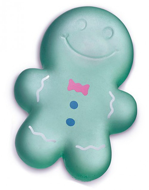 Super Duper Sugar Squisher Gingerbread Man GREEN Squish Toy、ToyWiz、kayou