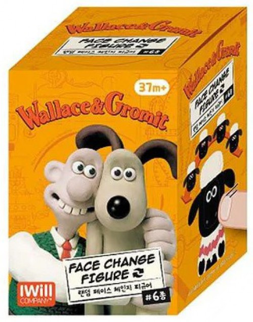 Wallace Gromit Face Change Figure Mystery Pack 1 RANDOM Figure