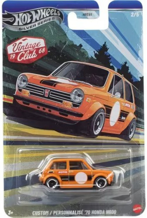Hot Wheels Silver Series Vintage Club 1968 Custome 70 Honda N600
