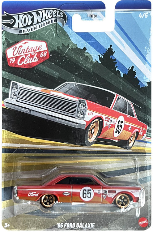 松*司様 ホットウィールvintageracing '65fordgalaxie Hot Wheels Silver Series Vintage Club 1968 65 Ford Galaxie 164