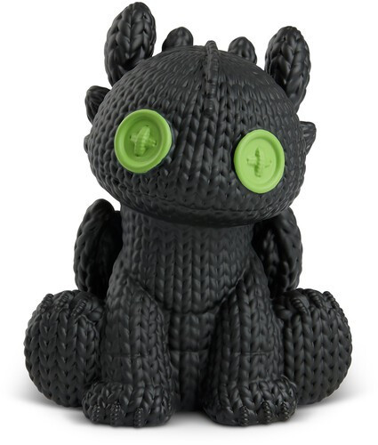 How to Train Your Dragon Handmade by Robots Knit Series Toothless 5-Inch Knit-Look Vinyl Figure #250、ToyWiz、kayou