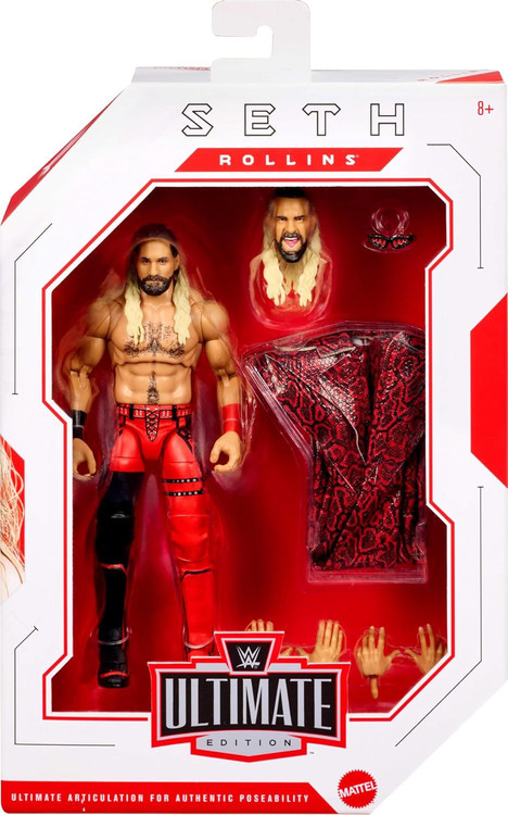 WWE Wrestling Ultimate Edition Seth Rollins 7 Action Figure Mattel