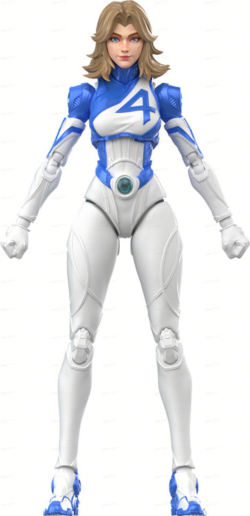 Marvel Rivals Champion Class Invisible Woman Model Kit Blokees