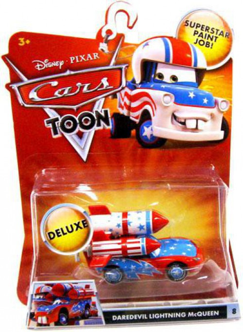 Disney Pixar Cars Cars Toon Deluxe Oversized Daredevil Lightning