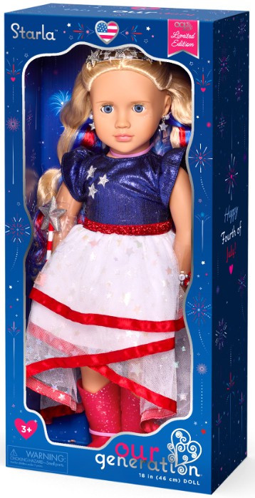 Our Generation Fourth of July 2026 Celebration Series Starla 18-Inch Doll、ToyWiz、kayou