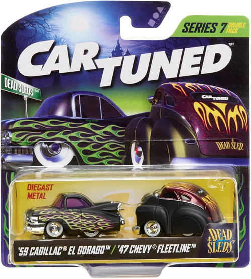 こことむ様【レアモデル エドハーディ】ビューティフルゴースト 美品 付属品有 CarTuned Dead Sleds Series 7 59 Cadillac Ed Dorado 47 Chevy