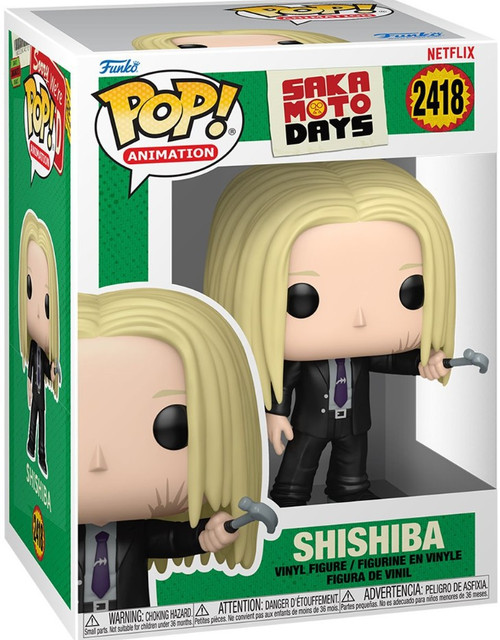 Funko Sakamoto Days POP! Animation Shishiba Vinyl Figure #2418、ToyWiz、kayou
