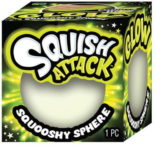 Squish Attack Glow-in-the-Dark Squooshy Sphere Squishy Toy、ToyWiz、kayou