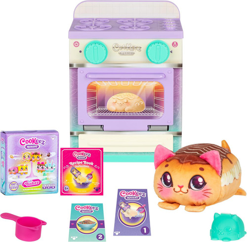 Cookeez Makery Bake Your Own Plush Lil' Bakez Oven Playset 3 RANDOM Mystery Plush、ToyWiz、kayou