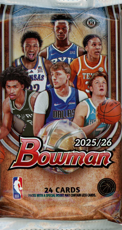 NBA Topps 2025-26 Bowman Basketball Trading Card HOBBY JUMBO Pack