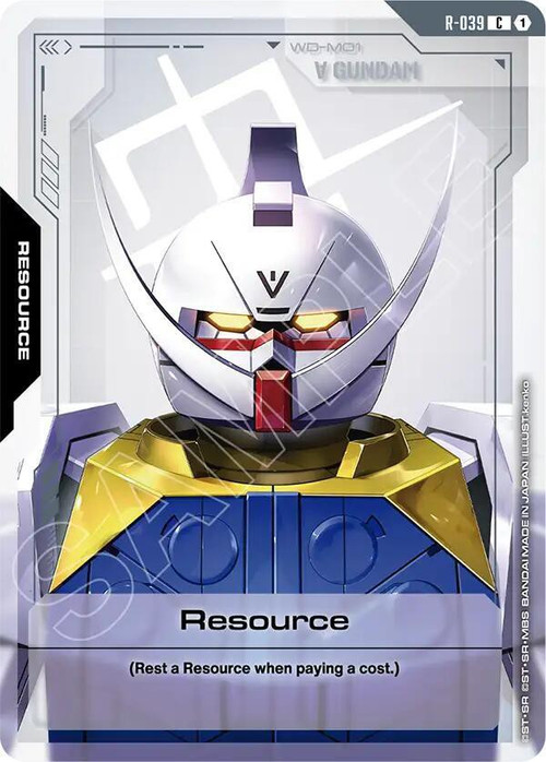 Gundam Trading Card Game Phantom Aria Common Resource R-039、ToyWiz、kayou