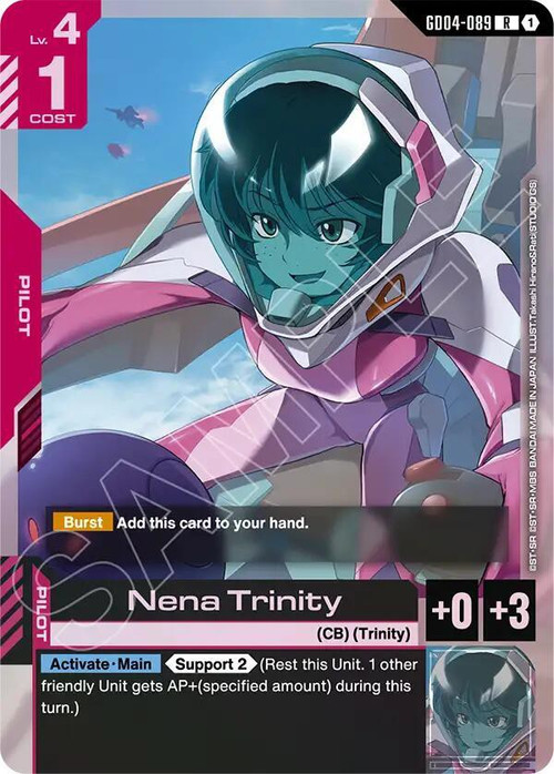 Gundam Trading Card Game Phantom Aria Single Card Rare Nena