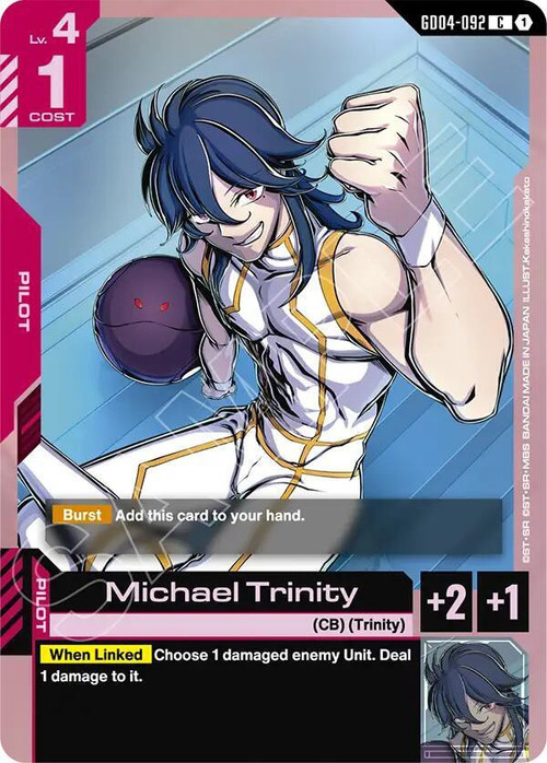 Gundam Trading Card Game Phantom Aria Single Card Common Michael