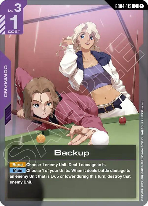 Gundam Trading Card Game Phantom Aria Common Backup GD04-115、ToyWiz、kayou