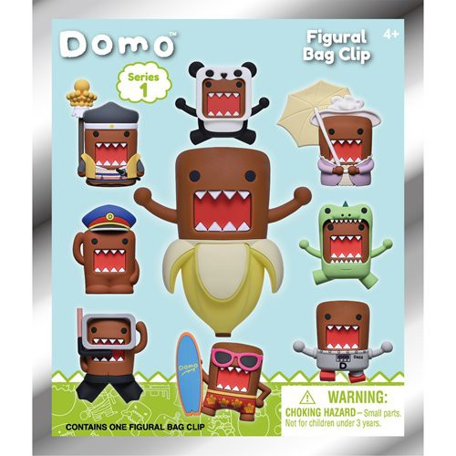 Domo 3D Figural Foam Bag Clip Domo-Kun Series 1 Mystery Pack 1