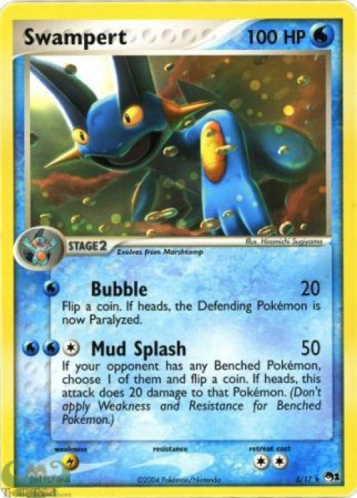 pokemon cards swampert Mega EX Water Ability Diving Search Once during your turn (before your attack) Swampert ex | EX Crystal