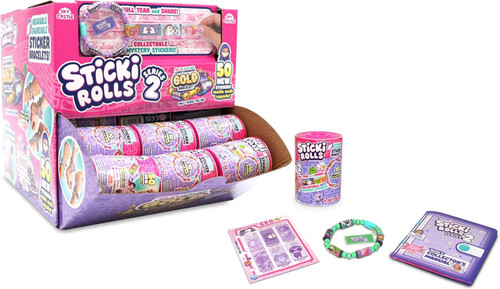 Sticki Rolls Series 2 Sticki Band Mystery Capsule Box 24 Packs、ToyWiz、kayou