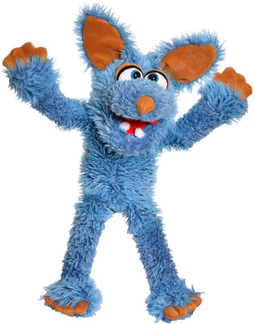 Living Puppets Fizz Blue Coyote 17-Inch Hand Puppet、ToyWiz、kayou