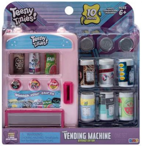Teeny Tinies! Vending Machine Beverage Edition Playset PINK、ToyWiz、kayou