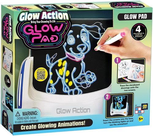 Glow Action Glow Pad Drawing Board Create Glowing Animations!、ToyWiz、kayou