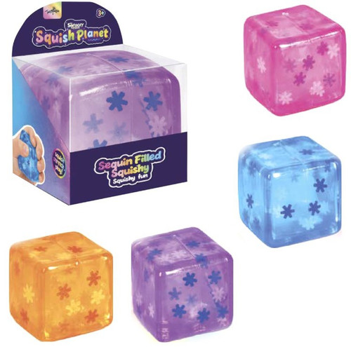 Squish Planet Giant Sequin Sugar Filled Squishy Squeeze Toy Mystery Pack 1 RANDOM Color (Pre-Order ships September)、ToyWiz、kayou