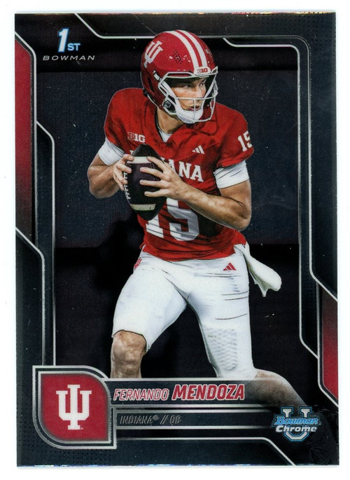 NCAA 2025 Bowman Chrome University 1st Bowman Fernando Mendoza #109、ToyWiz、kayou