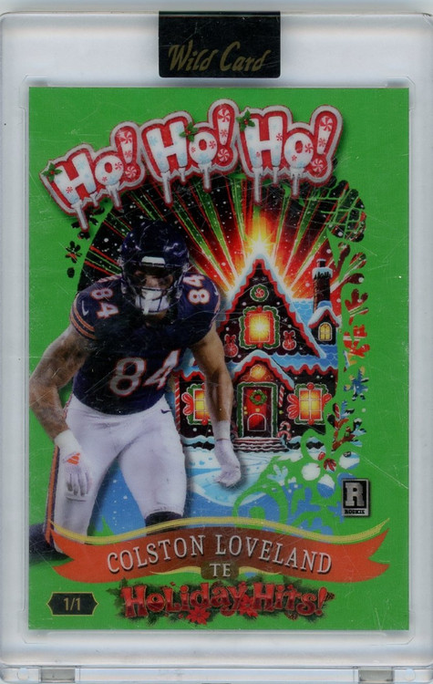 NFL 2025 Wild Card Holiday Hits! 1/1 Ho! Ho! Ho! Colston Loveland Rookie、ToyWiz、kayou