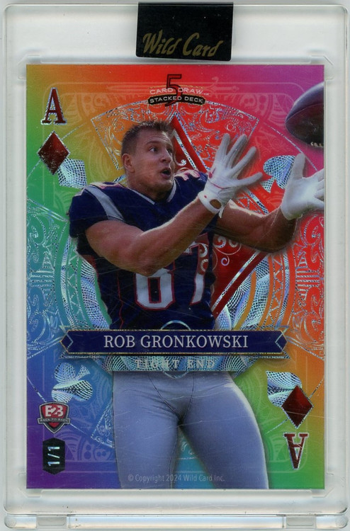 NFL 2024 Wild Card 5 Card Draw 1/1 Back to Back Rob Gronkowski & Tyler Warren、ToyWiz、kayou