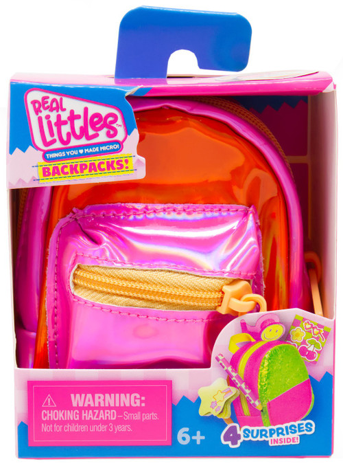 Real Littles Neon Backpack Series 1 Pink & Orange Pack、ToyWiz、kayou