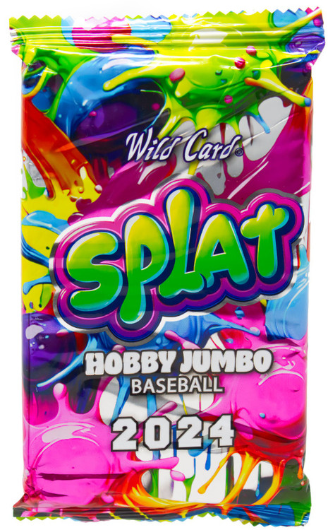 MLB Wild Card 2024 Splat Baseball Trading Card HOBBY JUMBO Pack 1 Encased Card、ToyWiz、kayou
