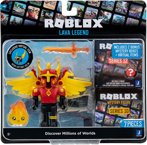 Roblox Lava Legend 3 Action Figure 2 Bonus Mystery Packs Jazwares
