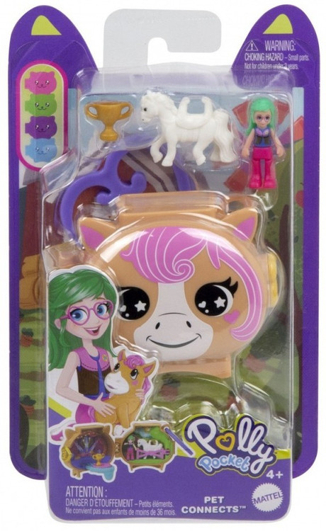 Polly Pocket Pet Connects Horse Micro Playset、ToyWiz、kayou