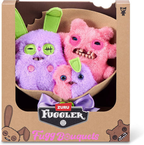 Fuggler Fugg Bouquets Rabid Rabbit, Sir Nobbynuts Nobbybits Plush 3 ...