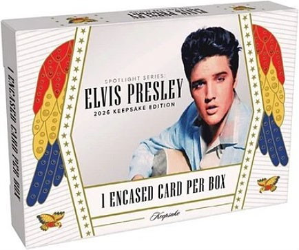 Super Break Elvis Presley Keepsake Edition Trading Card HOBBY Box 1 Encased Card、ToyWiz、kayou