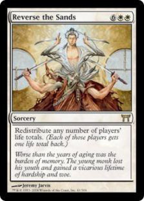 MtG Champions of Kamigawa Rare Reverse the Sands #41 Moderately Played、ToyWiz、kayou