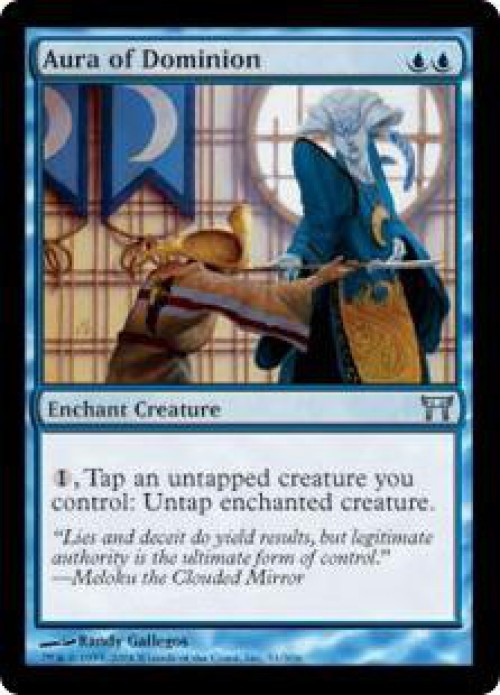 MtG Champions of Kamigawa Uncommon Aura of Dominion #51 Heavily Played、ToyWiz、kayou