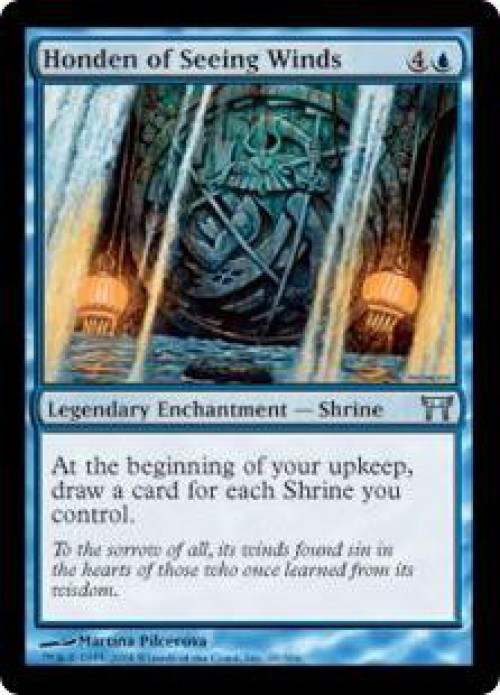 MtG Champions of Kamigawa Uncommon Honden of Seeing Winds #69 Moderately Played、ToyWiz、kayou