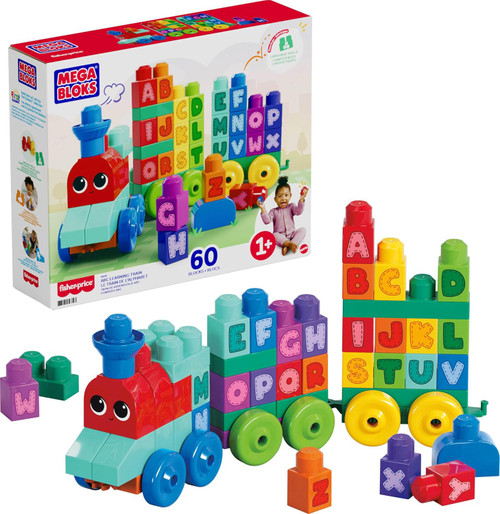 Fisher Price Mega Bloks ABC Learning Train Set、ToyWiz、kayou